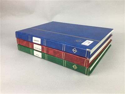 Lot 190 - A LOT OF THREE STAMP ALBUMS