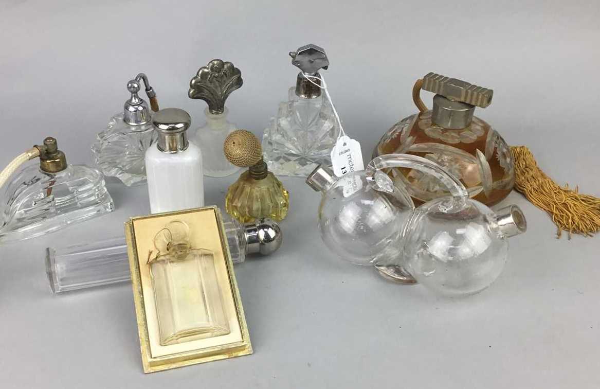 Lot 13 - A LOT OF ART DECO AND OTHER PERFUME BOTTLES