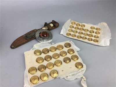 Lot 46 - A LOT OF COINS, SCOUT BADGES, HARMONICA AND BUTTONS