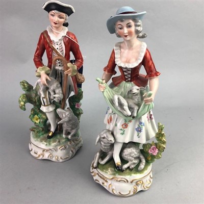 Lot 96 - A PAIR OF CONTINENTAL FIGURES