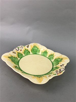 Lot 73 - A WEDGWOOD HAND PAINTED DISH, COVER AND OTHER CERAMICS