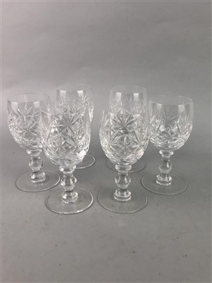 Lot 216 - A LOT OF EDINBURGH AND OTHER CRYSTAL GLASSES