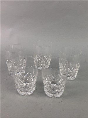 Lot 216 - A LOT OF EDINBURGH AND OTHER CRYSTAL GLASSES