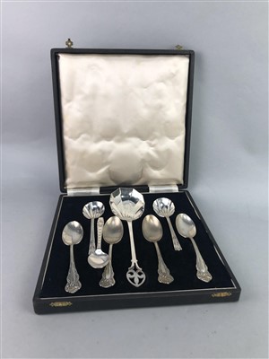 Lot 101 - A SET OF SIX AUSTRALIAN SILVER TEASPOONS ALONG WITH THREE OTHER CASED SETS