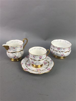 Lot 305 - A ROYAL CROWN DERBY IMARI PATTERN CUP AND SAUCER AND OTHER CERAMICS