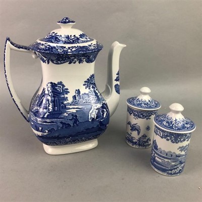 Lot 148 - A LARGE GROUP OF BLUE AND WHITE DINNER, TEA AND COFFEE CHINA