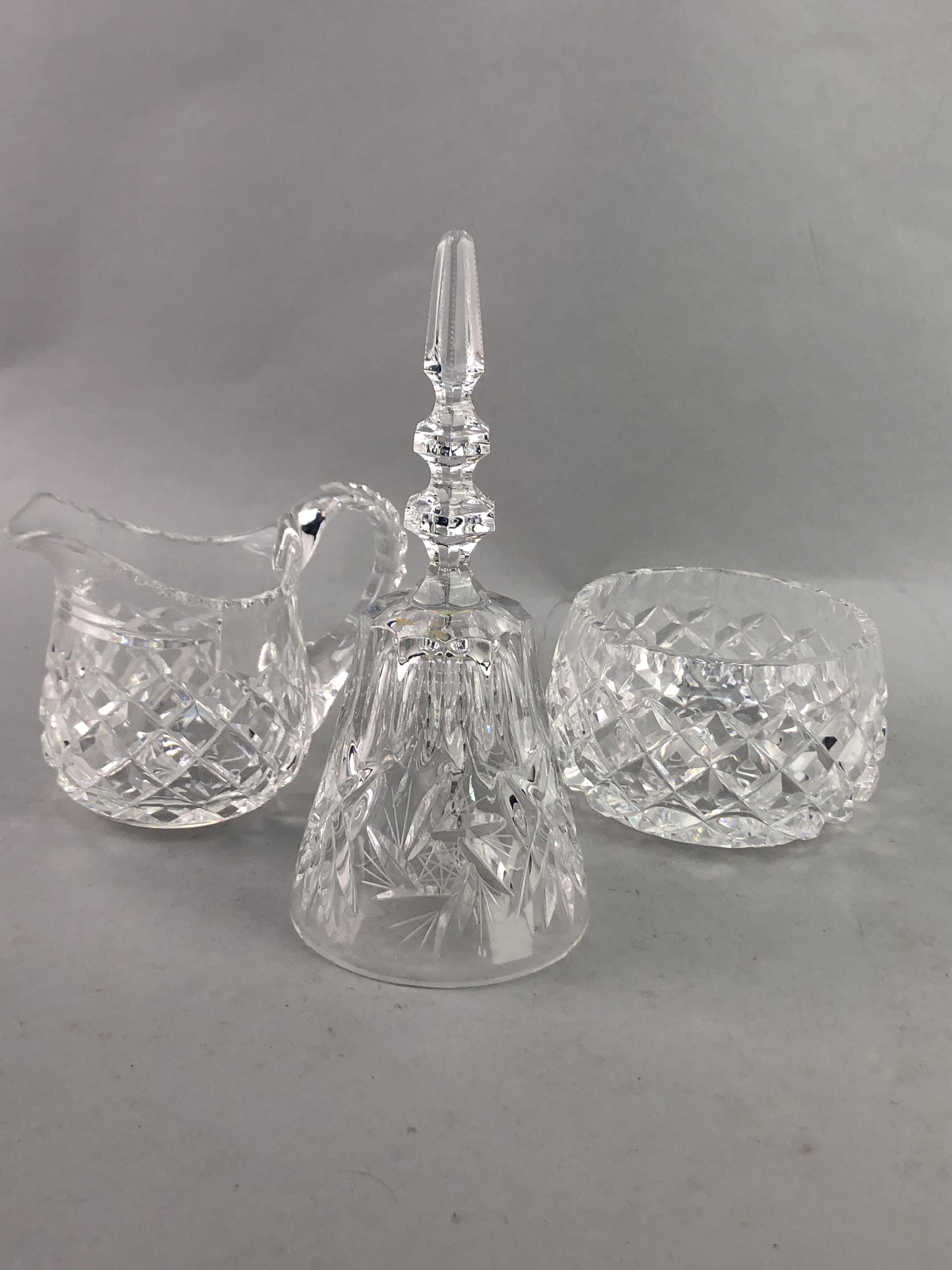 Lot 152 A GROUP OF CUT GLASS DRINKING GLASSES