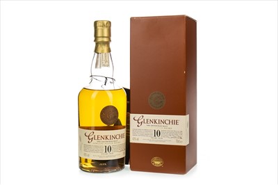 Lot 1312 - GLENKINCHIE 10 YEARS OLD - LOW FILL