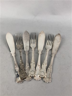 Lot 217 - A LOT OF SILVER PLATED CUTLERY