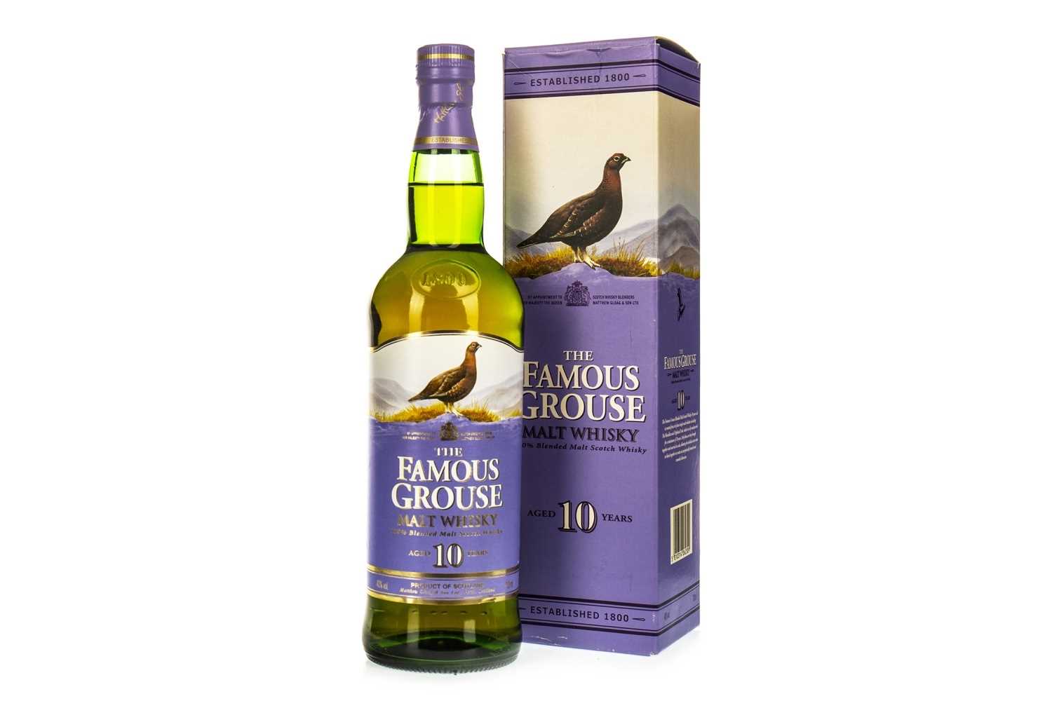 Lot 1306 - FAMOUS GROUSE MALT AGED 10 YEARS