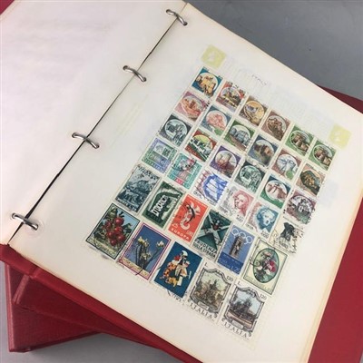 Lot 328 - THREE ALBUMS OF WORLD STAMPS