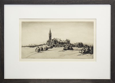 Lot 711 - A PAIR OF ETCHINGS BY TOM MAXWELL