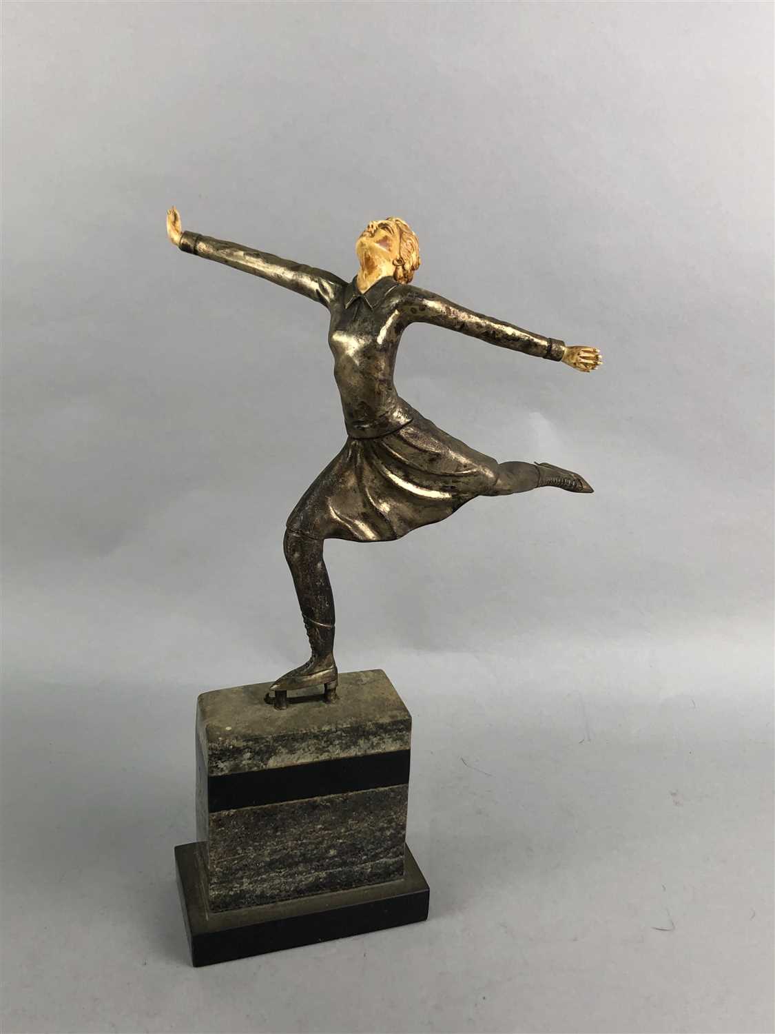 Lot 365 - A LOT OF TWO ART DECO STYLE FIGURES