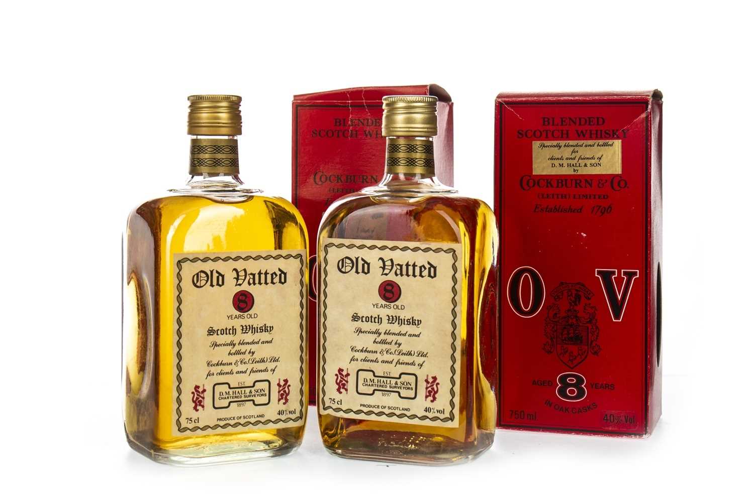 Lot 1415 - TWO BOTTLES OF OLD VATTED 8 YEARS OLD