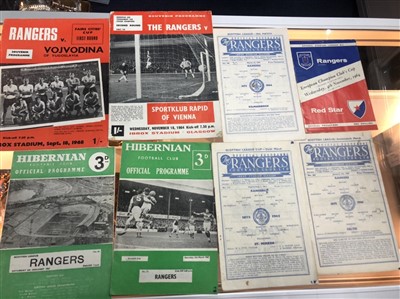 Lot 65 - A LOT OF CHIEFLY RANGERS F.C FOOTBALL PROGRAMMES