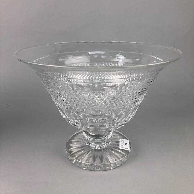 Lot 19 - A CHRISTOFLE CRYSTAL FOOTED BOWL