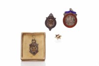 Lot 202 - EIGHTEEN CARAT GOLD LAPEL BADGE FROM THE ANGLO...