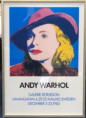 Lot 78 - AN ANDY WARHOL POSTER