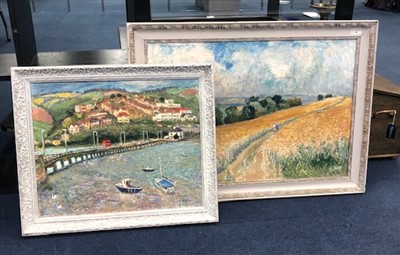 Lot 258 - A LOT OF TWO OIL PAINTINGS BY HELEN HAY