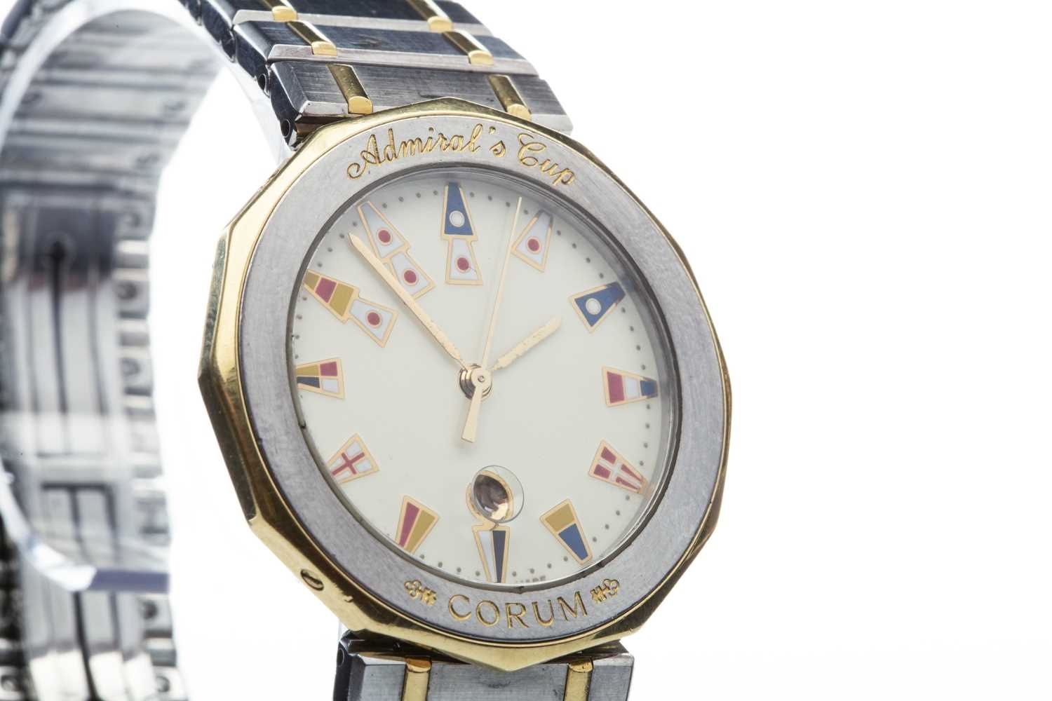 Lot 768 - A GENTLEMAN'S CORUM WRIST WATCH