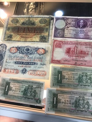 Lot 16 - A LOT OF SCOTTISH BANKNOTES