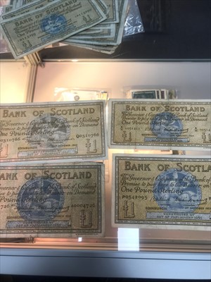 Lot 15 - A LOT OF BANK OF SCOTLAND NOTES