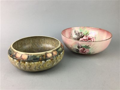 Lot 147 - A CRANSTON POTTERY BOWL AND OTHER CERAMICS