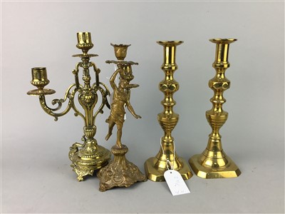 Lot 291 - A COLLECTION OF BRASS WARE