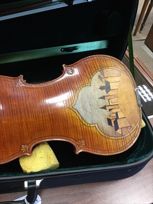 Lot 1150 - A 19TH CENTURY VIOLIN BY HONORE DERAZEY