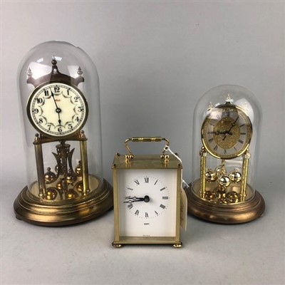 Lot 294 - A LOT OF TWO GERMAN MANTEL CLOCKS AND ANOTHER