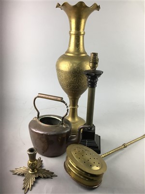 Lot 306 - A LOT OF BRASS AND COPPER WARE