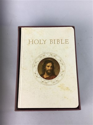 Lot 308 - A LOT OF FOUR FAMILY BIBLES