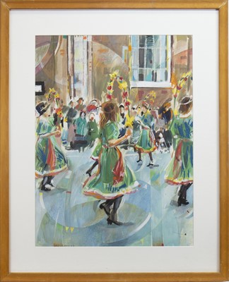 Lot 749 - STREET DANCERS, A MIXED MEDIA BY NICK ANDREWS