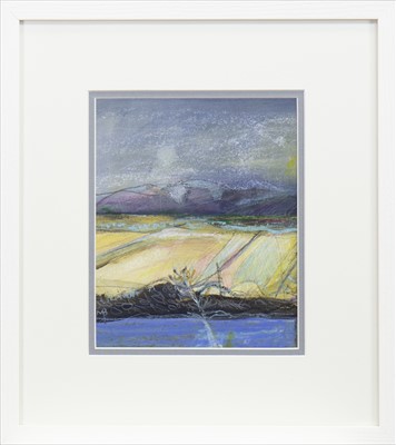 Lot 756 - ULLAPOOL HILLS, A MIXED MEDIA BY MAY BYRNE