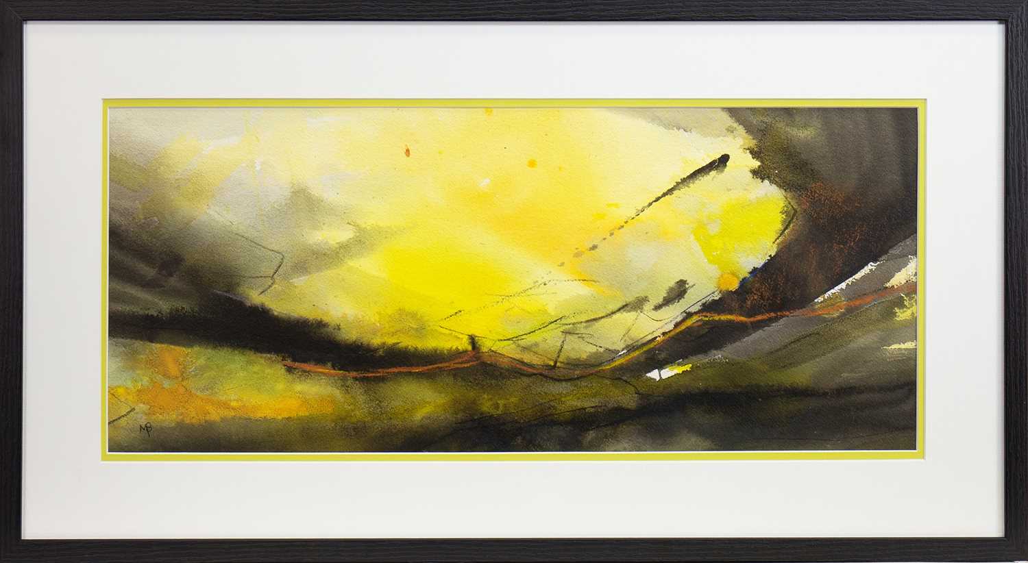 Lot 71 - DAWN SUNRISE, A MIXED MEDIA BY MAY BYRNE
