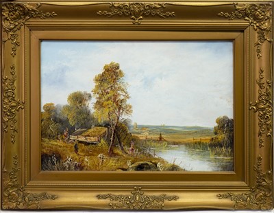 Lot 418 - A PAIR OF 19TH CENTURY OIL PAINTINGS