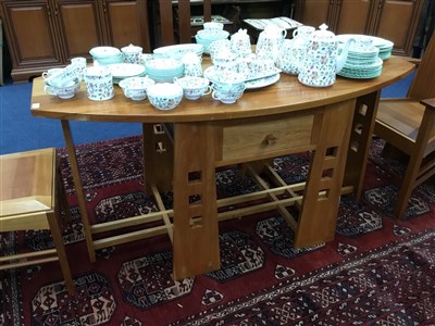 Lot 388 - A CONTEMPORARY DINING TABLE