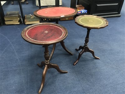 Lot 377 - THREE OCCASIONAL TABLES