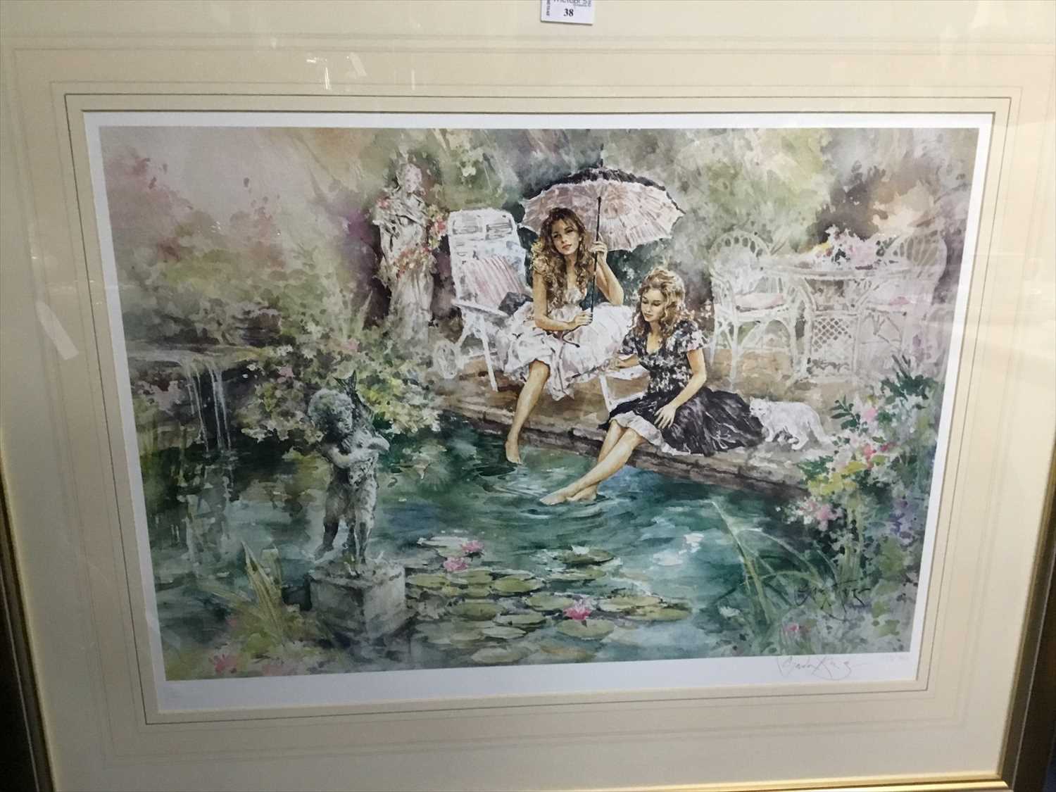Lot 38 - SUMMER DAYS, A LIMITED EDITION PRINT BY GORDON KING