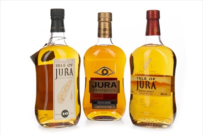 Lot 1331 - ISLE OF JURA PROPHECY AND TWO 10 YEARS OLD