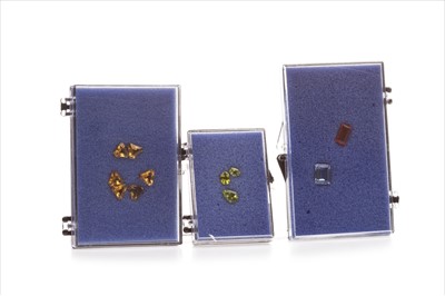 Lot 344 - A GROUP OF UNMOUNTED GEMS