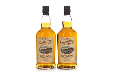 Lot 1089 - TWO BOTTLES OF CAMPBELTOWN LOCH 21 YEARS OLD