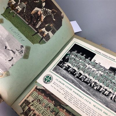 Lot 75 - A COLLECTION OF CELTIC FOOTBALL CLUB NEWSPAPER CLIPPINGS AND EPHEMERA