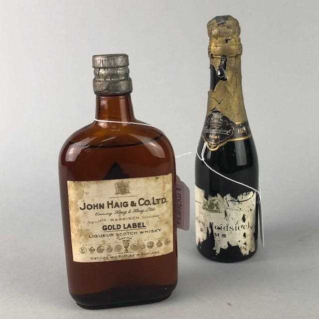 Lot 83 - A JOHN HAIG & CO GOLD LABEL AND A HEIDSIECK CHAMPAGNE