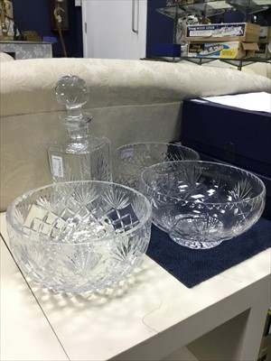Lot 108 - A LOT OF EDINBURGH AND OTHER CRYSTAL