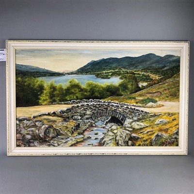 Lot 118 - AN OIL ON CANVAS BOARD BY J. ROBB