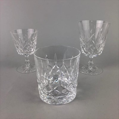 Lot 128 - A LOT OF CRYSTAL GLASSES