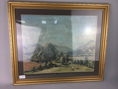 Lot 137 - PASTORAL SCENE, AN OIL BY R THOMSON