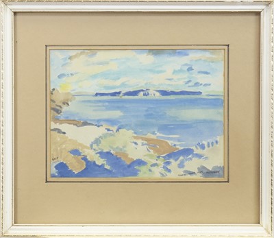 Lot 88 - THE SUMMER ISLES, ROSS-SHIRE, A WATERCOLOUR BY ALEXANDER MILLIGAN GALT