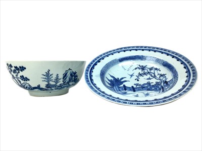Lot 1138 - A CHINESE BLUE AND WHITE CIRCULAR BOWL